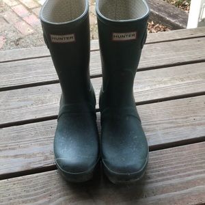 Hunter boots size 8